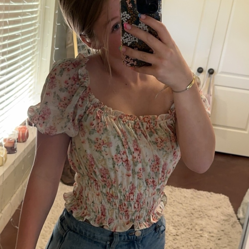 ASTR Floral Bodysuit